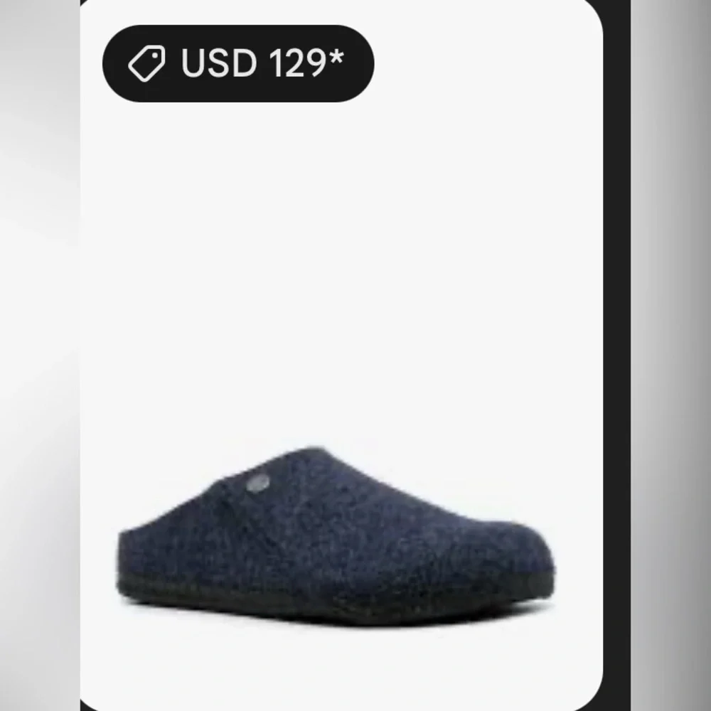 Birkenstock Kids Navy Slippers